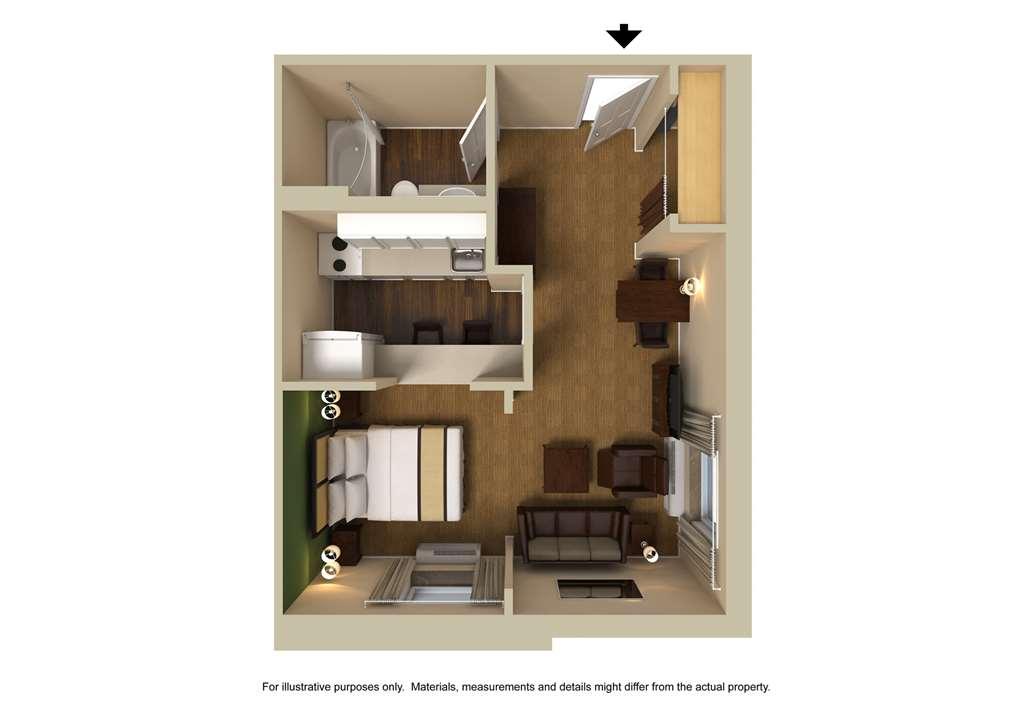 Extended Stay America Suites - Chicago - Lombard - Yorktown Center Pokoj fotografie
